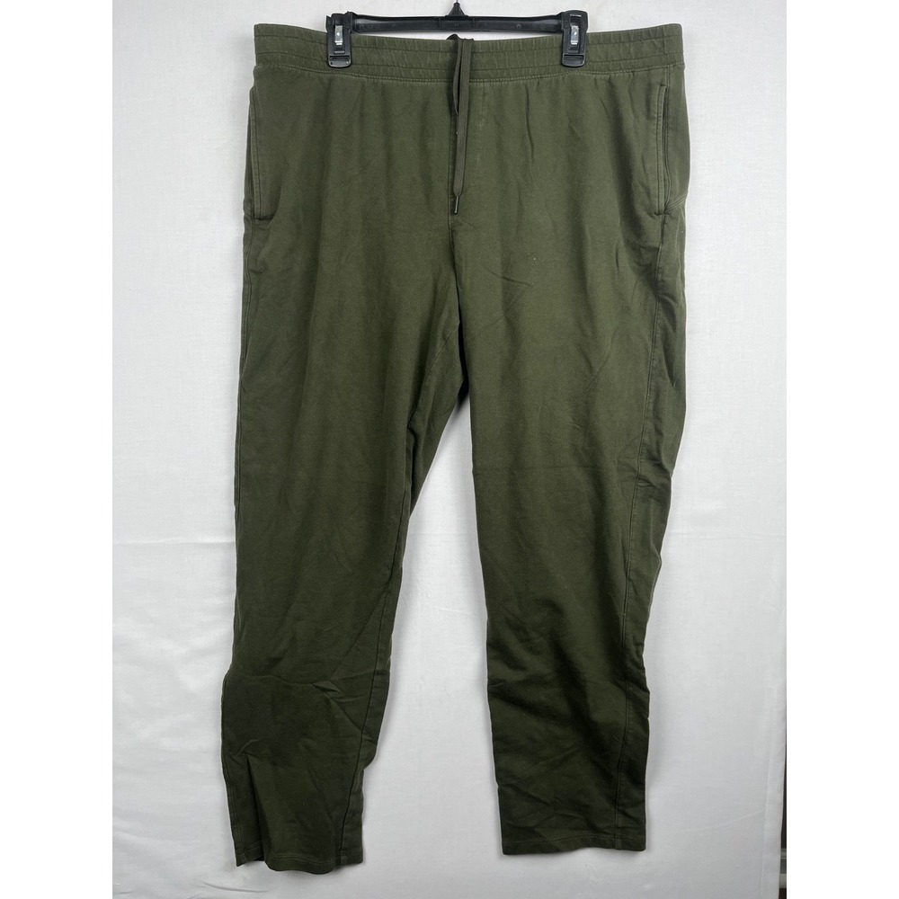 All in Motion Mens Jogger Pants Stretch Drawstring Green Size XL F16840097